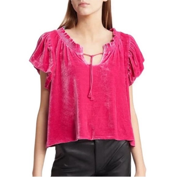 Free People Velvet Terese Puff Sleeve Top
Size XS - Picture 2 of 5
